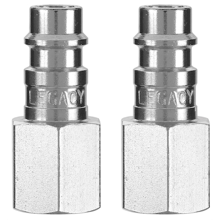 Legacy High Flow Plugs, 1/4 Body, 1/4"FNPT, 2 pcs. A53430FZ-2PK